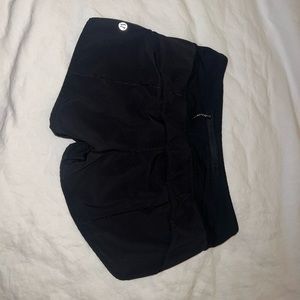 Black Lululemon shorts